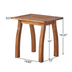 Christopher Knight Home Alabelle Outdoor Schaukelstuhl-Sitzgruppe, 3-teilig, Akazienholz, Braun/Cremefarben, mit Kissen