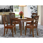 HomeStock 5 Piece Square Dining Table Set Modern Style 36x36