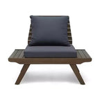 Christopher Knight Home Sedona Outdoor Akazienholz 6-Sitzer Gesprächsset mit Kissen