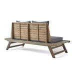 Christopher Knight Home Sedona Outdoor Akazienholz 6-Sitzer Gesprächsset mit Kissen