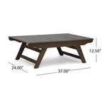 Christopher Knight Home Sedona Outdoor Akazienholz 6-Sitzer Gesprächsset mit Kissen