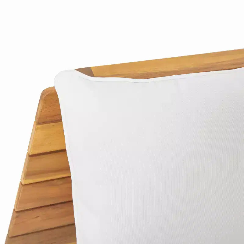Christopher Knight Home Sedona Outdoor Akazienholz 6-Sitzer Gesprächsset mit Kissen