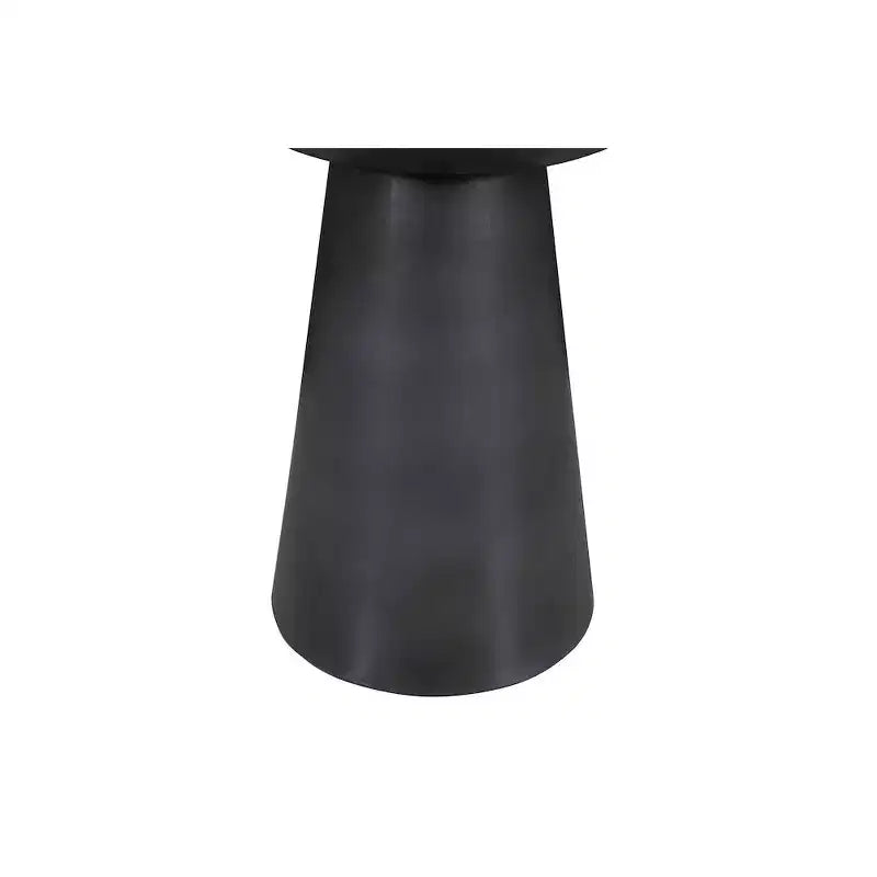 Jofran, Circularity Modern Luxury Marmor und Eisen, 15 runder Beistelltisch mit Sockel
