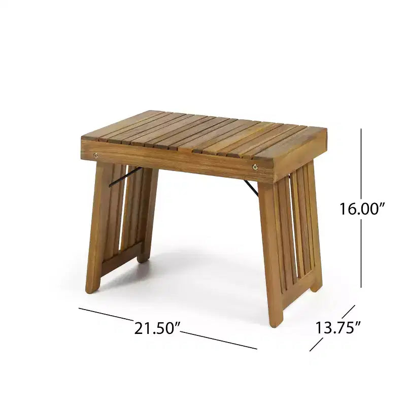 Christopher Knight Home Teresa Outdoor Akazienholz 3-teiliges verstellbares Chaise Lounge Gesprächsset