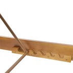 Christopher Knight Home Teresa Outdoor Akazienholz 3-teiliges verstellbares Chaise Lounge Gesprächsset