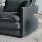 Modernes Sofa-Set für Wohnzimmer, Sofa-Set aus 2 Chenille-Sofas, 2+3-Sitzer Sofa-Set Tiefsitz-Sofa