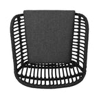 Christopher Knight Home Lehrman Outdoor Rattan- und ESG-Glas-Sitzgruppe, 3-teilig, mit Kissen