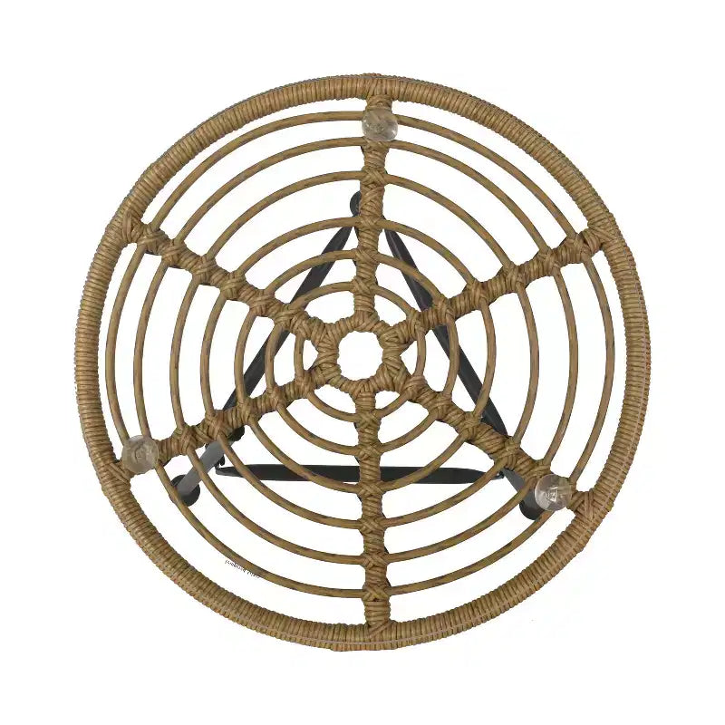 Christopher Knight Home Lehrman Outdoor Rattan- und ESG-Glas-Sitzgruppe, 3-teilig, mit Kissen