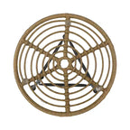 Christopher Knight Home Lehrman Outdoor Rattan- und ESG-Glas-Sitzgruppe, 3-teilig, mit Kissen