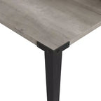 Walker Edison Furniture Company Industrie-Sekretärschreibtisch mit Aufsatz, Grey Wash, 42 Zoll