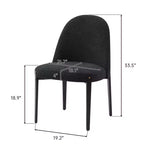Bouclé-Esszimmerstühle 4er Set, dick gepolsterte Stühle mit Metallbeinen & geschwungener Rückenlehne, für Esszimmer, Küche, Wohnzimmer, Schlafzimmer-Morden Fort
