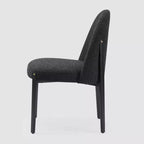 Bouclé-Esszimmerstühle 4er Set, dick gepolsterte Stühle mit Metallbeinen & geschwungener Rückenlehne, für Esszimmer, Küche, Wohnzimmer, Schlafzimmer-Morden Fort