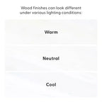 Plank+Beam Massivholz Klassische Kommode mit 3 Schubladen, kleine Schlafzimmerkommode, Schubladenkommode