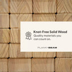 Plank+Beam Massivholz Klassische Kommode mit 3 Schubladen, kleine Schlafzimmerkommode, Schubladenkommode