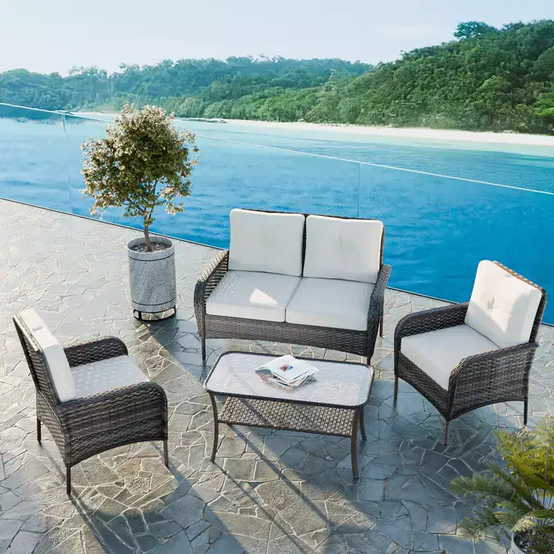 EAGLE PEAK Wicker Outdoor Patio Furniture Set