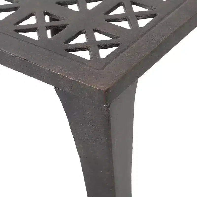 Christopher Knight Home Kai Gartenmöbel-Set aus Aluminium, 3-teilig, Bronze