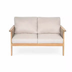 Christopher Knight Home Tariq Outdoor 4-teiliges Lounge-Set aus rustikalem Akazienholz und Seil mit Kissen