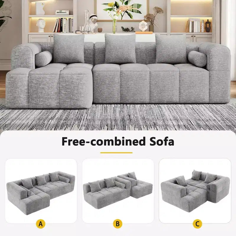 Whisen 101.2 Sektionssofa Voll-komprimiertes Sofa Modulares Sofa Couch Frei kombinierbares Sofa