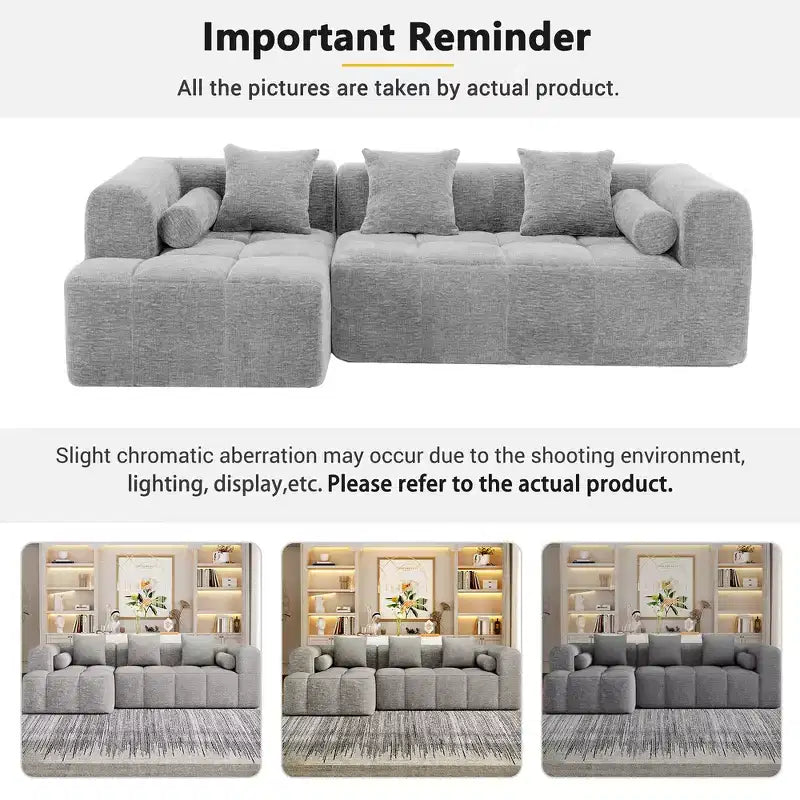 Whisen 101.2 Sektionssofa Voll-komprimiertes Sofa Modulares Sofa Couch Frei kombinierbares Sofa