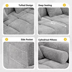 Whisen 101.2 Sektionssofa Voll-komprimiertes Sofa Modulares Sofa Couch Frei kombinierbares Sofa