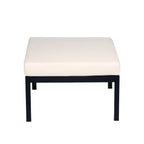 Christopher Knight Home Faye 5-teiliges Terrassenmöbel-Set aus Akazienholz und Metall, gepolstert, mit Lattenrostdesign