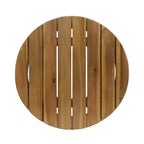 GDFStudio Lorie Outdoor-Loungeset aus Akazienholz, 3-teilig, mit wasserabweisenden Kissen, Teak/Weiß