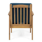 Christopher Knight Home Carolina Outdoor 5-teiliges Loungeset aus Akazienholz mit Polstern