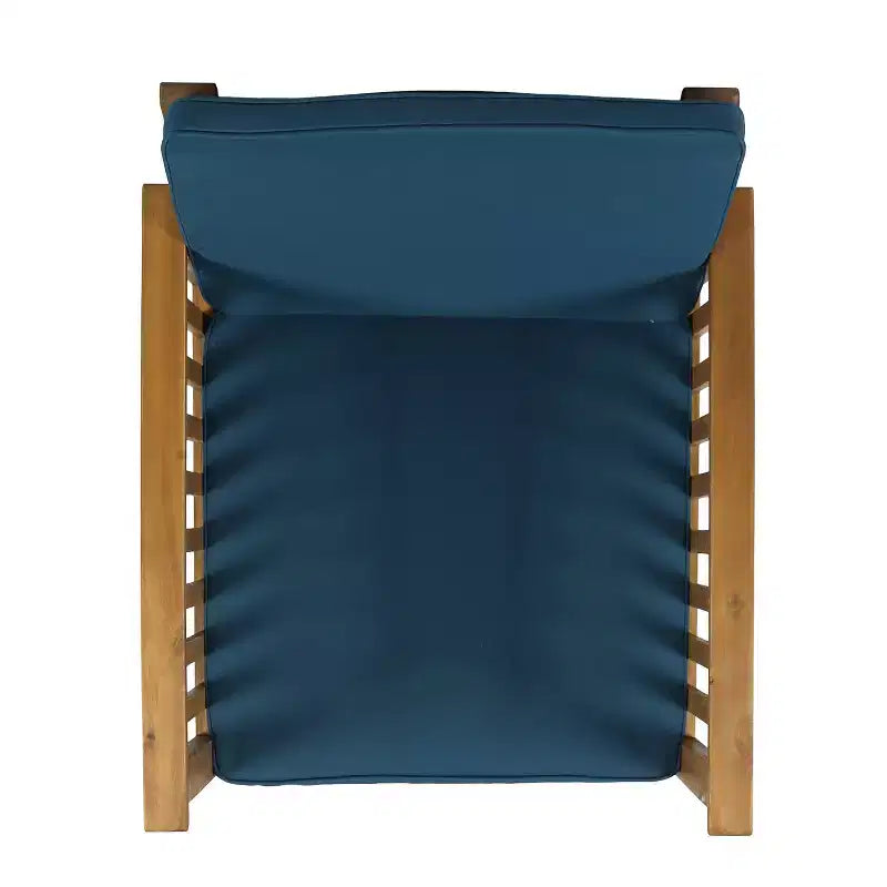Christopher Knight Home Carolina Outdoor 5-teiliges Loungeset aus Akazienholz mit Polstern