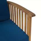 Christopher Knight Home Carolina Outdoor 5-teiliges Loungeset aus Akazienholz mit Polstern