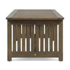 Christopher Knight Home Carolina Outdoor 5-teiliges Loungeset aus Akazienholz mit Polstern