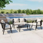 Whisen Durable and Comfortable Outdoor Seating Set,Suitable for Patios, Lawns, and Poolsides