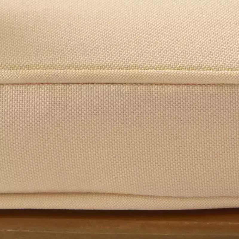 GDFStudio Amber Outdoor 3-teiliges Schaukelstuhl-Konversationsset aus Akazienholz mit Polstern, Teak/Creme