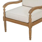 Christopher Knight Home Pendry 4-teiliges Outdoor-Sitzgruppen-Set aus Akazienholz mit wasserabweisenden Kissen