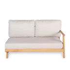 Christopher Knight Home Shane 3-teiliges rustikales Terrassen-Set aus Akazienholz mit Lamellendesign und Polsterung