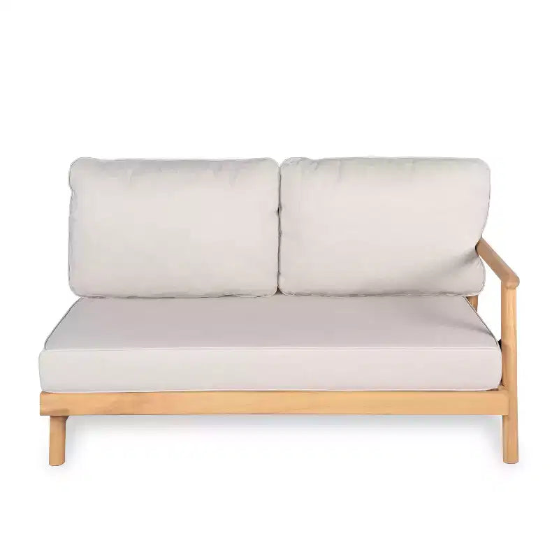 Christopher Knight Home Shane 3-teiliges rustikales Terrassen-Set aus Akazienholz mit Lamellendesign und Polsterung