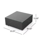 Christopher Knight Home Santa Rosa Outdoor Loungeset aus Polyrattan mit 4 Sitzplätzen und Kissen