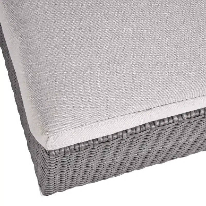 Christopher Knight Home Julie Outdoor Loungemöbel-Set aus Polyrattan, 5-teilig mit Kissen