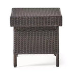 Christopher Knight Home Calvin 6-teiliges Loungeset für den Außenbereich aus Rattan und Eisen mit verstellbaren Chaiselongues und Klapptischen