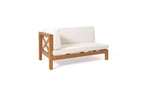 Christopher Knight Home Dominic 8-teiliges Outdoor U-förmiges Sektional-Sitzset aus Akazienholz mit Kissen