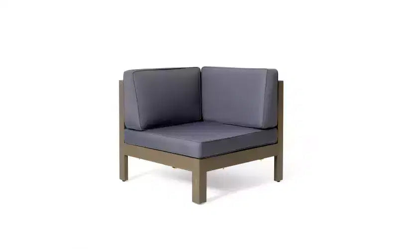 Christopher Knight Home Dominic 8-teiliges Outdoor U-förmiges Sektional-Sitzset aus Akazienholz mit Kissen
