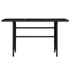 vidaXL Gartenmöbel-Set Braun, Creme-Weiß