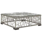 vidaXL 6-teiliges Loungeset mit Kissen Polyrattan Grau