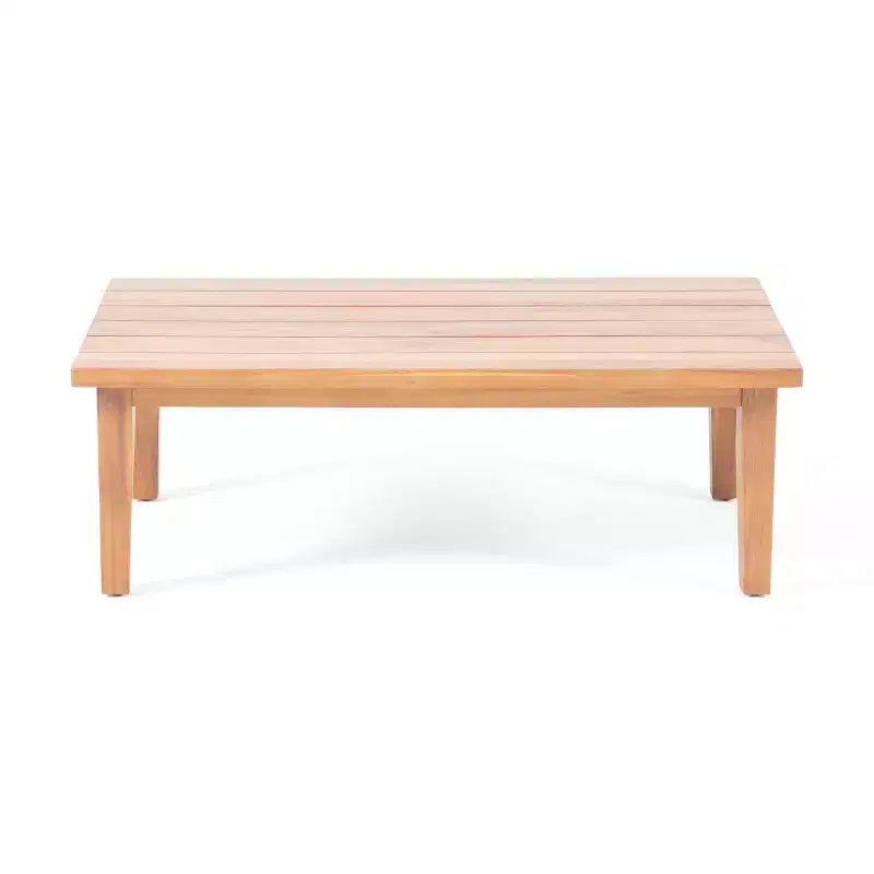 Christopher Knight Home Velthur Outdoor Rattan- und Akazienholz 4-Sitzer Lounge-Set
