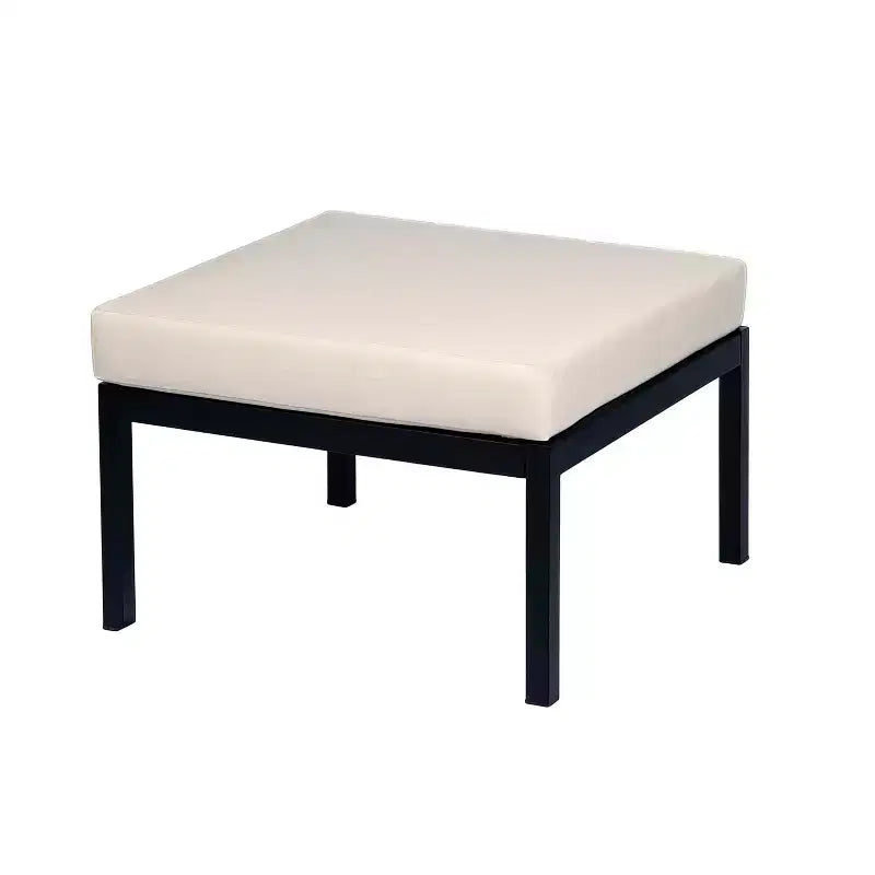 Christopher Knight Home Faye Terrassenmöbel-Set aus Akazie und Metall mit Polsterung und Lamellendesign