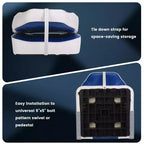 2er-Pack klappbare Bootsitze, Hochlehniger Angelbootsitz, Bequeme Bootsstühle mit dicker Schwammpolsterung und Scharnier für Ausflugsboote, Schnellboote