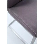 Chintaly Imports, Zeitgenössischer Freischwingerstuhl mit Ziernähten – 2er-Set