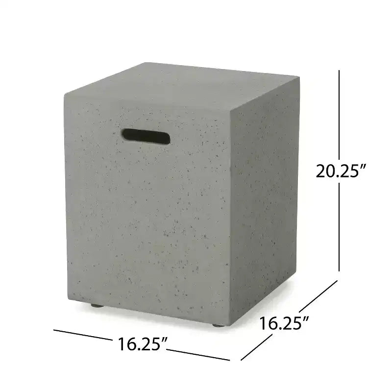 Christopher Knight Home Cape Coral Outdoor 7-Sitzer-Chat-Set aus Aluminium mit Feuertisch