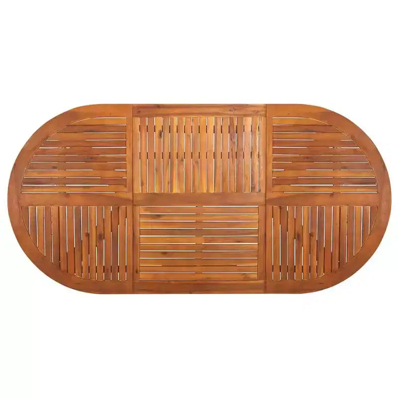 vidaXL Essgruppe Beige, Cremeweiß