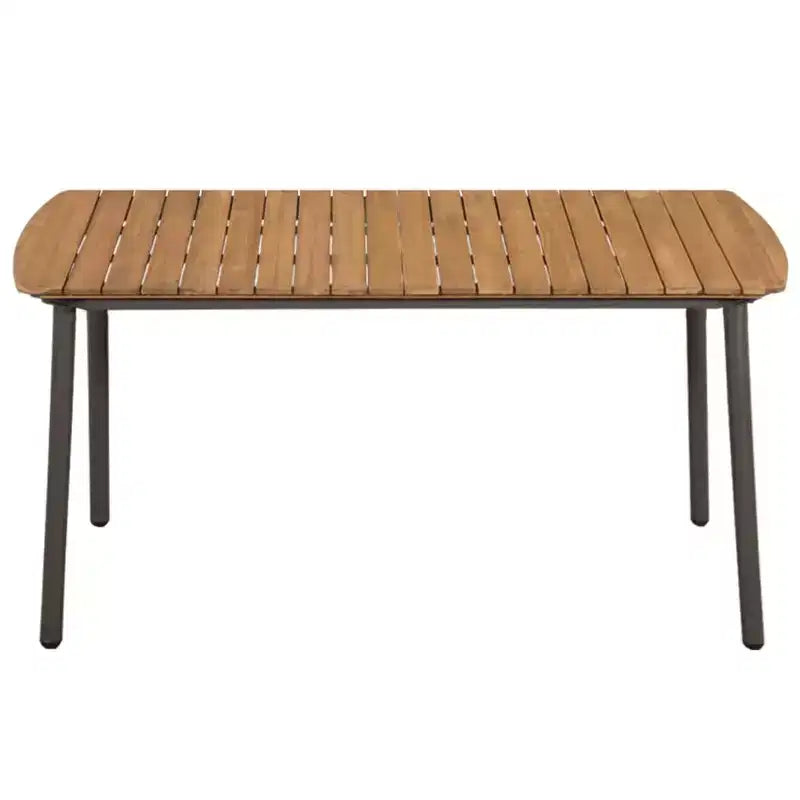 vidaXL Terrassen-Essgruppe Esstisch und Stühle Möbelset Polyrattan – Schwarz 4-teilig