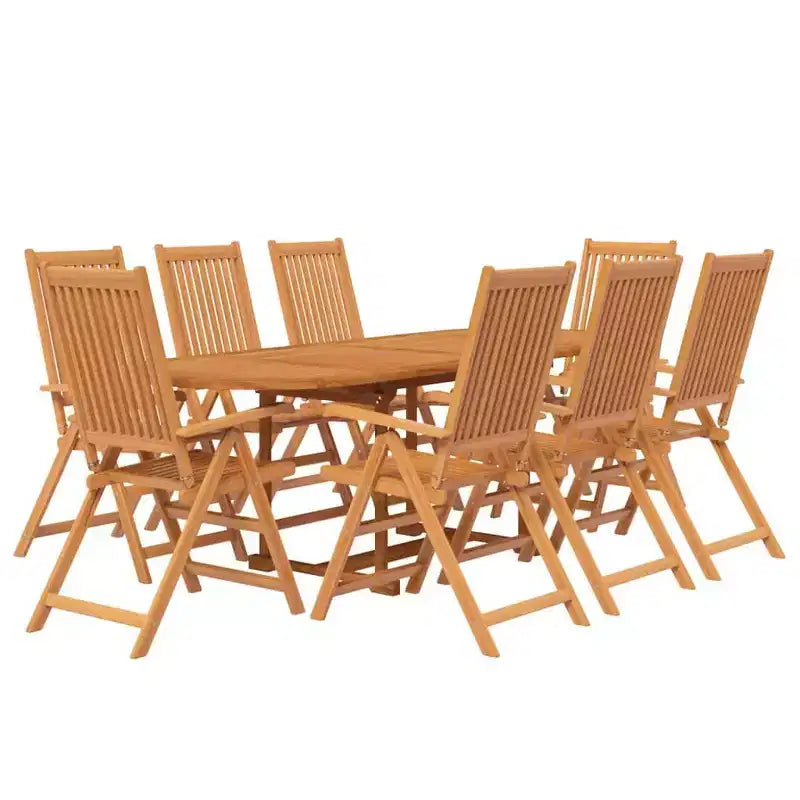 vidaXL Garten-Essgruppe Outdoor-Essgruppe Stühle mit Kissen für den Garten